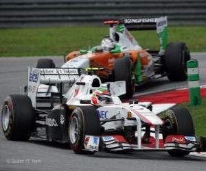 yapboz Sergio Perez - Sauber - 2011 Sepang